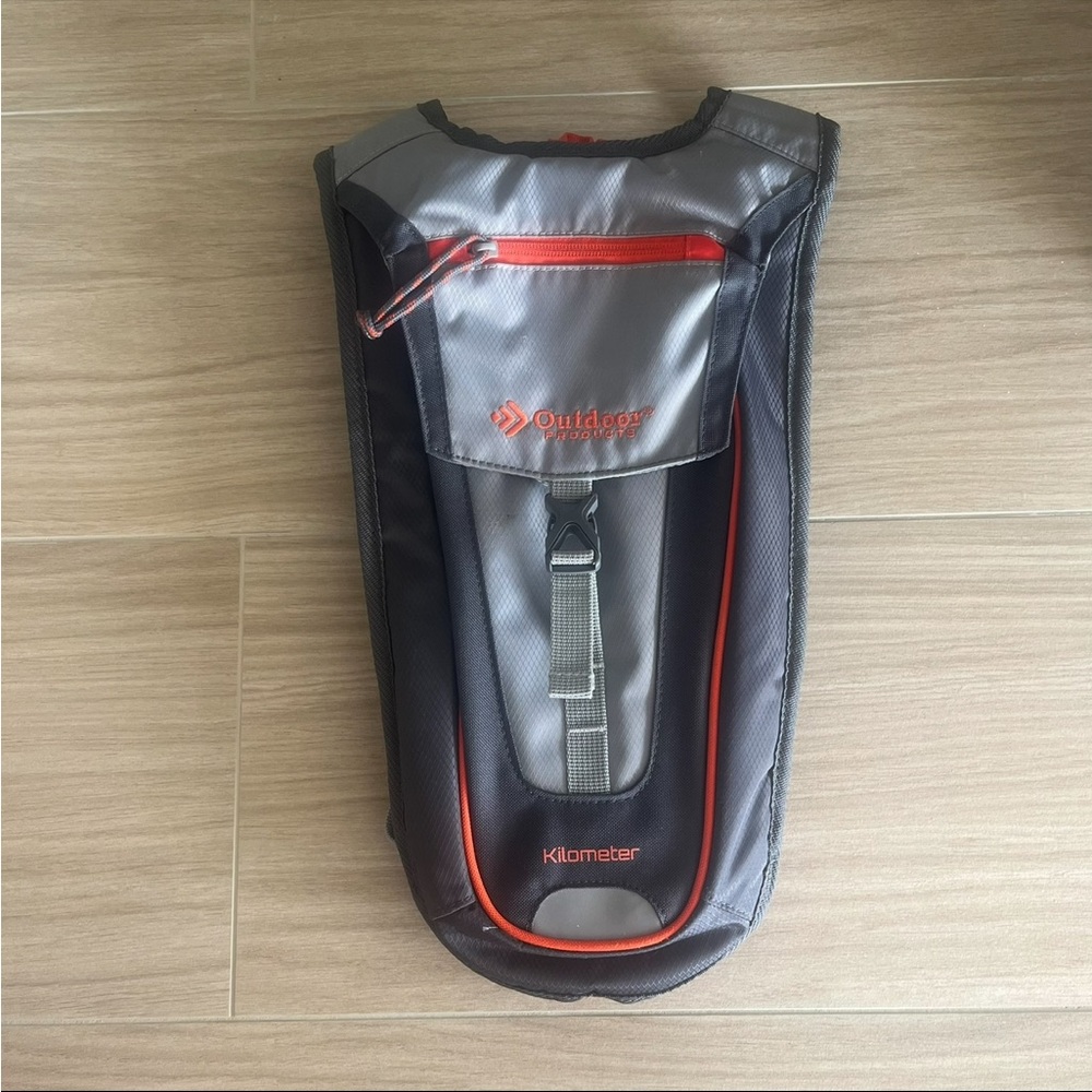 Gray and Red Hydration Backpack - Picture 3 of 7